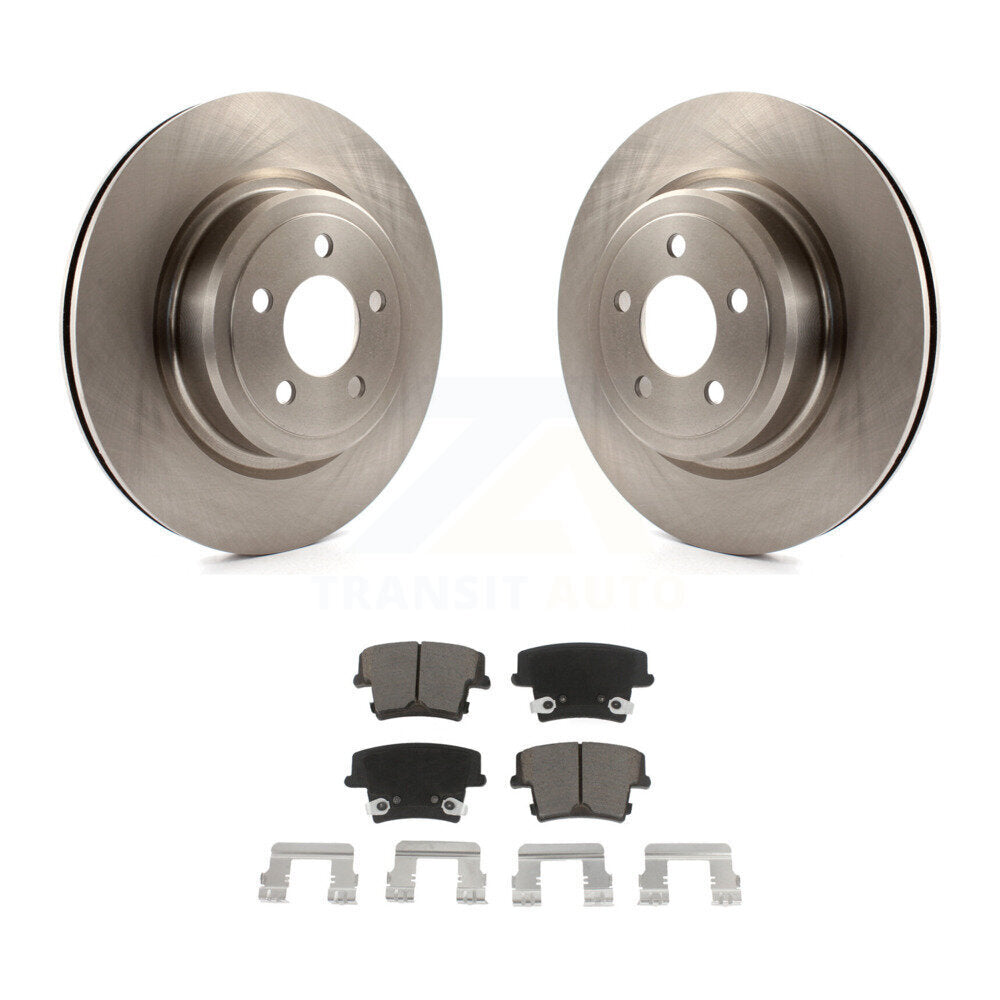 Disc Brake Rotors And Ceramic Pads Rear Kit For Dodge Charger Magnum