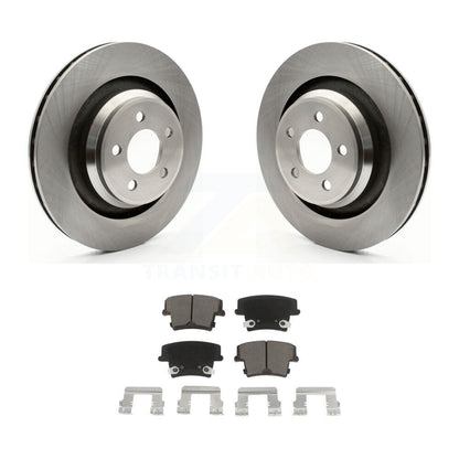 Brake Rotors Ceramic Pad Rear Kit For 2015 Dodge Charger R T Scat Pack with 6.4L