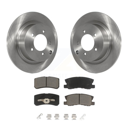 Brake Rotor Ceramic Pad Rear Kit For Mitsubishi Jeep Lancer Patriot Chrysler 200