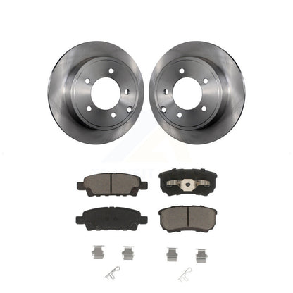 Brake Rotors & Ceramic Pad Rear Kit For Jeep Mitsubishi Lancer Patriot Dodge 200
