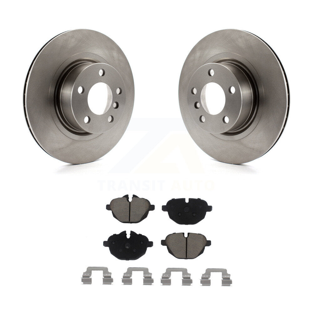 Disc Brake Rotors And Ceramic Pads Rear Kit For BMW X3 X4