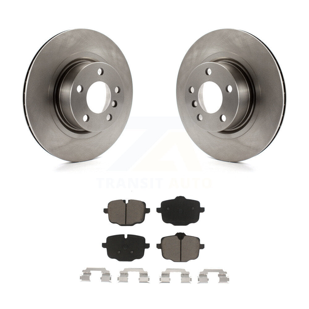 Disc Brake Rotors And Ceramic Pads Rear Kit For 2012 BMW X3 From 10 11