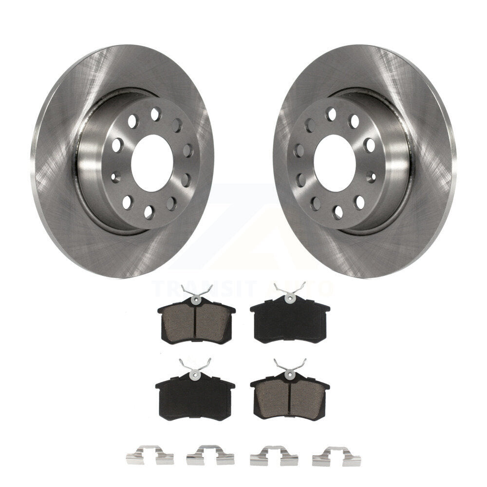 Disc Brake Rotor Ceramic Pad Rear Kit For Audi A3 With 272mm Diameter