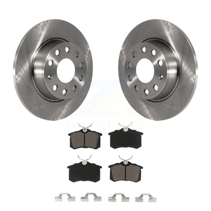 Disc Brake Rotor Ceramic Pad Rear Kit For Audi A3 With 272mm Diameter