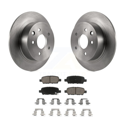Disc Brake Rotors And Ceramic Pads Rear Kit For Nissan Sentra Altima Juke Maxima