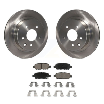 Brake Rotors & Ceramic Pad Rear Kit For Nissan Rogue Sport Qashqai LEAF Juke G35