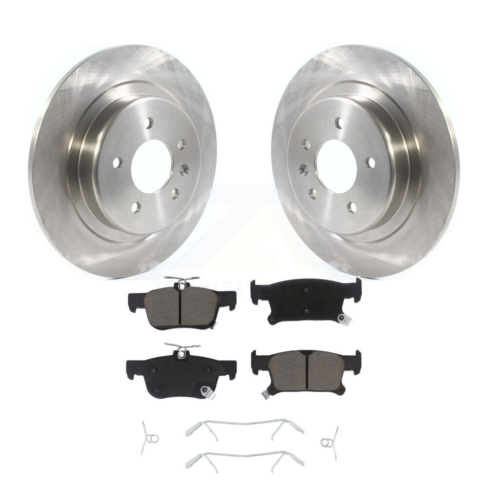 Disc Brake Rotors And Ceramic Pads Rear Kit For Buick Envision