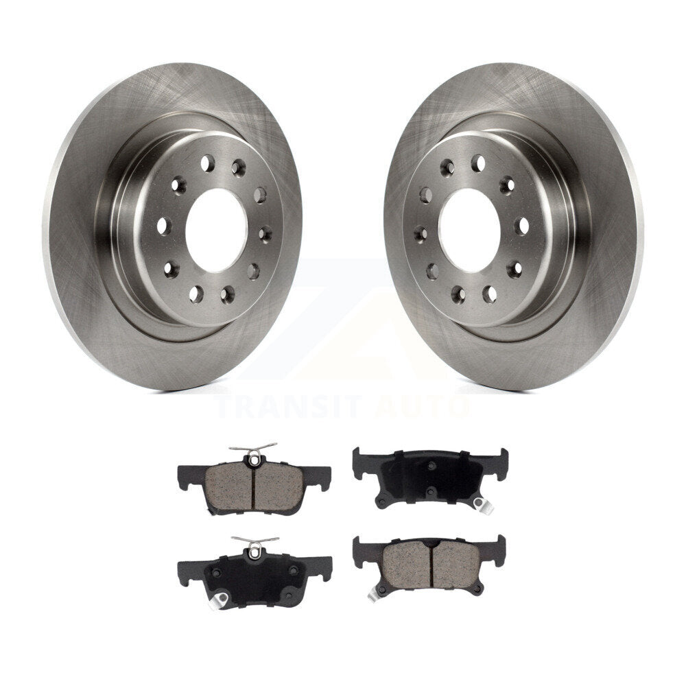 Disc Brake Rotors And Ceramic Pads Rear Kit For Buick Envision
