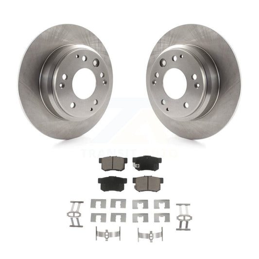 Brake Rotor & Ceramic Pad Rear Kit For Honda Odyssey Acura Legend RL Isuzu Oasis