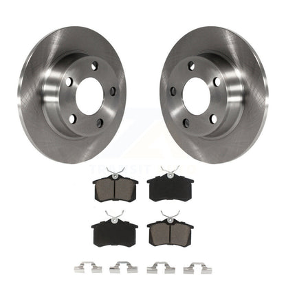 Disc Brake Rotors And Ceramic Pads Rear Kit For Audi Allroad Quattro A6