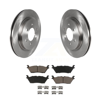 Brake Rotor And Ceramic Pad Rear Kit For Ford F-150 Expedition Lincoln Navigator