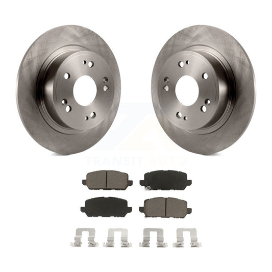 Disc Brake Rotors And Ceramic Pads Rear Kit For 2016-2022 Honda HR-V