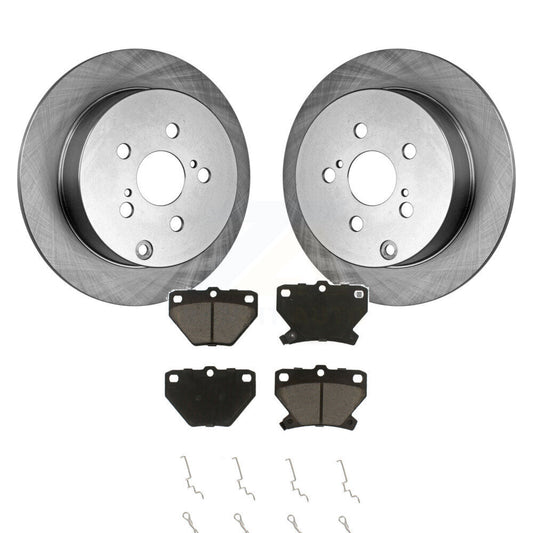 Brake Rotor & Ceramic Pad Rear Kit For Toyota Matrix Corolla Pontiac Vibe Celica