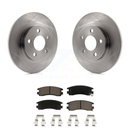 Brake Rotors Ceramic Pad Rear Kit For Cadillac DeVille Seville Buick Park Avenue