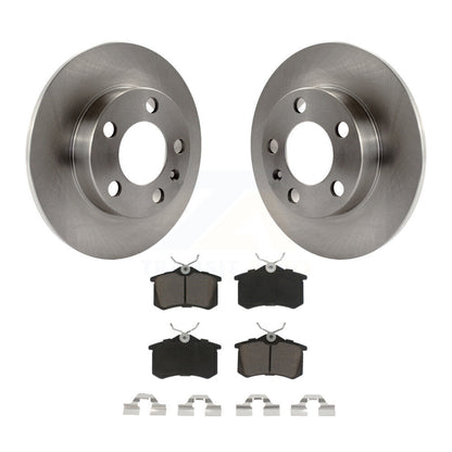 Disc Brake Rotors And Ceramic Pads Rear Kit For 2007-2010 Volkswagen Beetle
