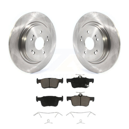 Disc Brake Rotors And Ceramic Pads Rear Kit For 2019-2021 Acura RDX