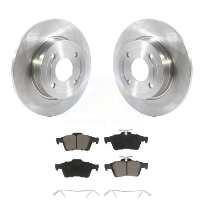 Disc Brake Rotors And Ceramic Pads Rear Kit For 2018-2021 Ford EcoSport FWD