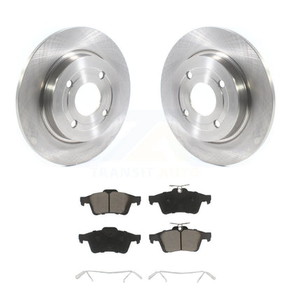 Disc Brake Rotors And Ceramic Pads Rear Kit For 2018-2022 Ford EcoSport AWD