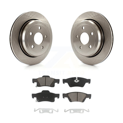 Disc Brake Rotor & Ceramic Pad Rear Kit For Jeep Grand Cherokee Dodge Durango WK
