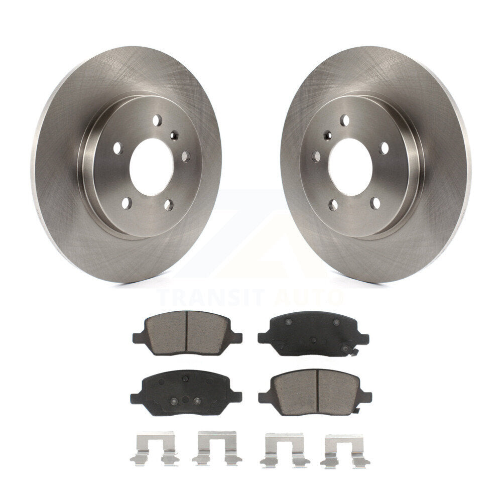 Brake Rotors & Ceramic Pad Rear Kit For Pontiac Montana Chevrolet Uplander Buick