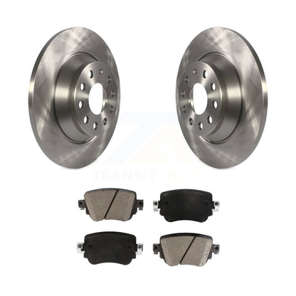Disc Brake Rotors And Ceramic Pads Rear Kit For 2016-2018 Audi Q3 Quattro