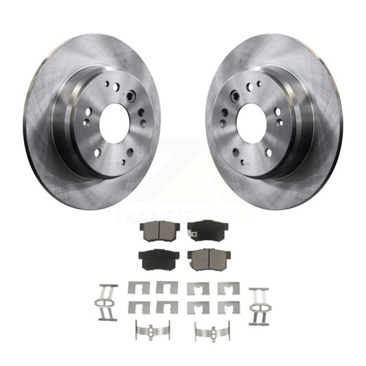 Disc Brake Rotors And Ceramic Pads Rear Kit For Acura TL Honda Element