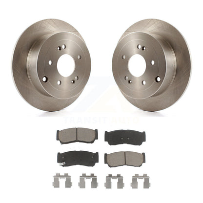 Disc Brake Rotors And Ceramic Pads Rear Kit For 2007-2009 Hyundai Santa Fe