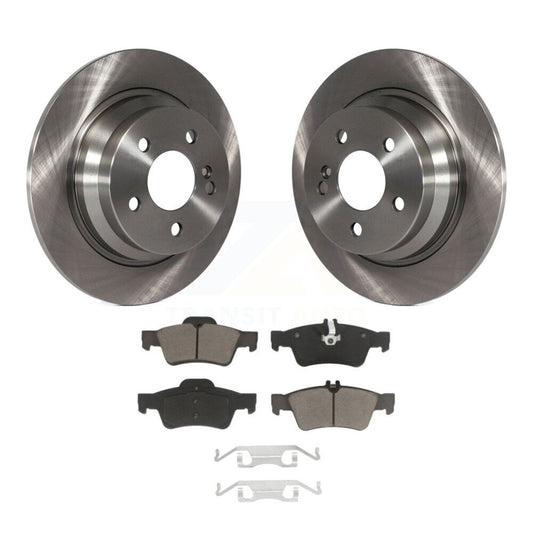 Brake Rotors Ceramic Pad Rear Kit For Mercedes-Benz E350 E320 E250 E300 E500 E63