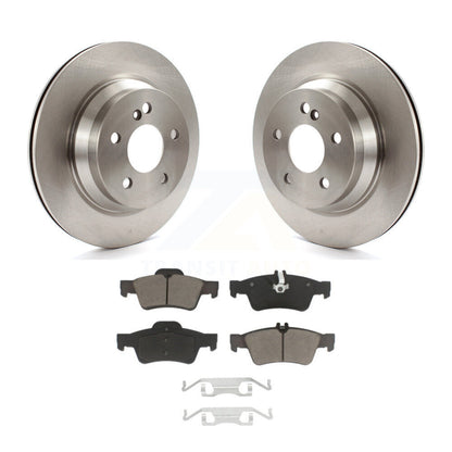 Brake Rotors & Ceramic Pad Rear Kit For Mercedes-Benz E350 E400 E320 E500 CLS550