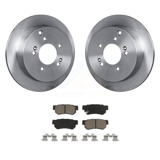 Disc Brake Rotor & Ceramic Pad Rear Kit For Hyundai Tucson Kia Sportage Santa Fe