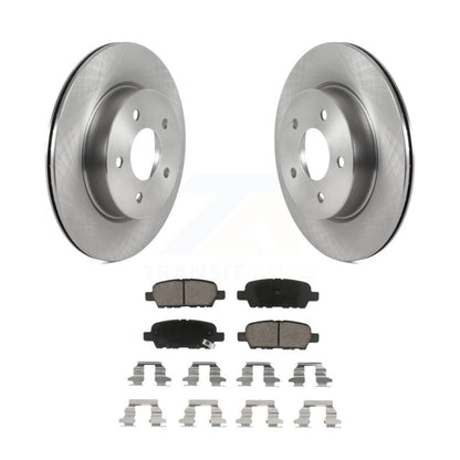 Disc Brake Rotors And Ceramic Pads Rear Kit For Nissan Qashqai Rogue Sport LEAF