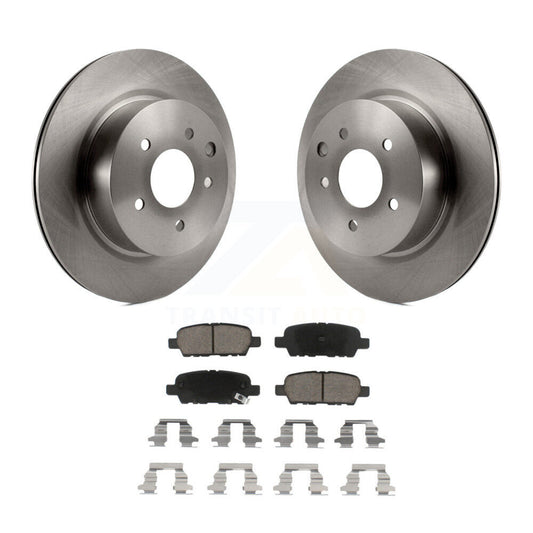 Brake Rotor & Ceramic Pad Rear Kit For INFINITI Nissan Maxima G37 QX50 EX35 370Z