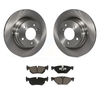 Disc Brake Rotors And Ceramic Pads Rear Kit For BMW 323i 328i 325i