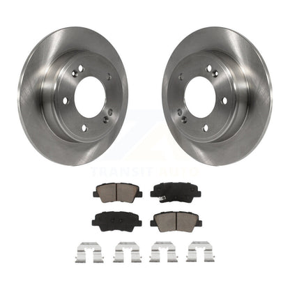 Brake Rotors Ceramic Pad Rear Kit For Hyundai Elantra Kia GT Soul Forte Veloster