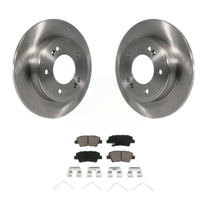 Disc Brake Rotors And Ceramic Pads Rear Kit For Hyundai Elantra Venue Kia Soul