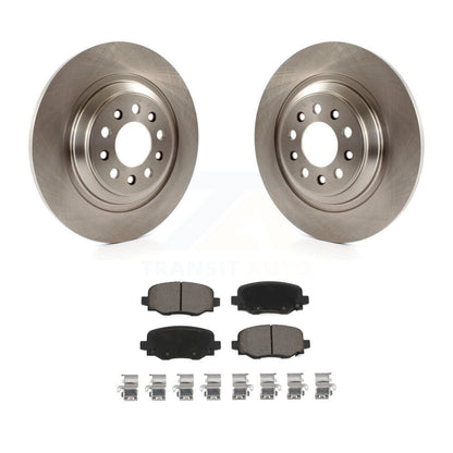 Disc Brake Rotors And Ceramic Pads Rear Kit For Jeep Cherokee