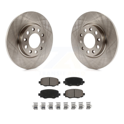 Disc Brake Rotors And Ceramic Pads Rear Kit For Jeep Cherokee Chrysler 200