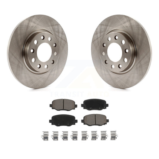 Disc Brake Rotors And Ceramic Pads Rear Kit For Jeep Cherokee Chrysler 200