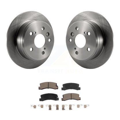 Disc Brake Rotors And Ceramic Pads Rear Kit For Toyota Camry Solara Lexus ES300
