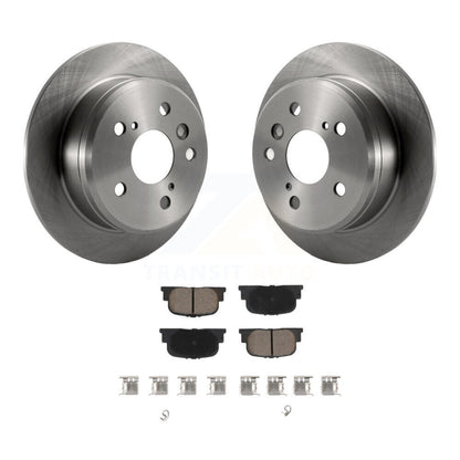 Disc Brake Rotors And Ceramic Pads Rear Kit For Toyota Camry Lexus ES300