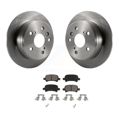 Disc Brake Rotors And Ceramic Pads Rear Kit For Toyota Camry Solara