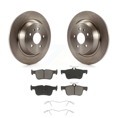 Disc Brake Rotor Ceramic Pad Rear Kit For Ford Escape Fusion Lincoln MKC MKX MKZ