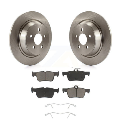 Brake Rotor & Ceramic Pad Rear Kit For Ford Edge Fusion Lincoln Nautilus MKX MKZ