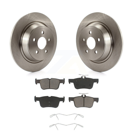 Brake Rotor & Ceramic Pad Rear Kit For Ford Edge Fusion Lincoln Nautilus MKX MKZ