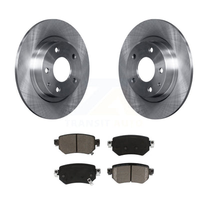 Disc Brake Rotors And Ceramic Pads Rear Kit For 2016-2021 Mazda 6