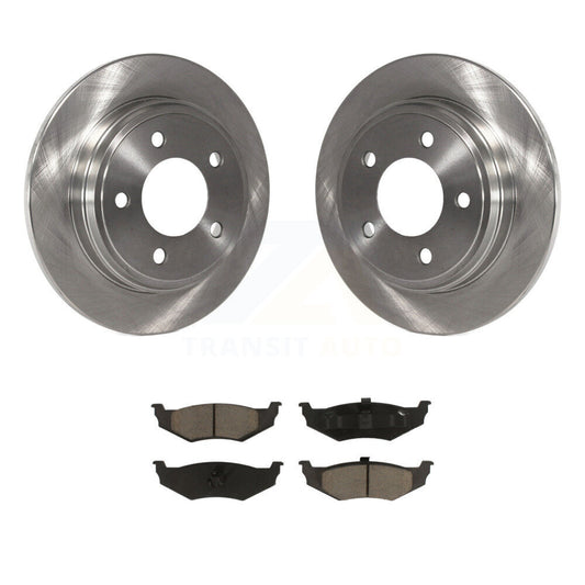 Brake Rotor & Ceramic Pad Rear Kit For Chrysler Intrepid Dodge Concorde 300M LHS