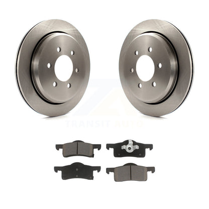 Brake Rotor Ceramic Pad Rear Kit For 2003-2006 Ford Expedition Lincoln Navigator