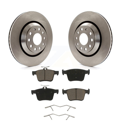 Brake Rotor Ceramic Pad Rear Kit For Volkswagen Atlas Audi Q3 Cross Sport Golf R