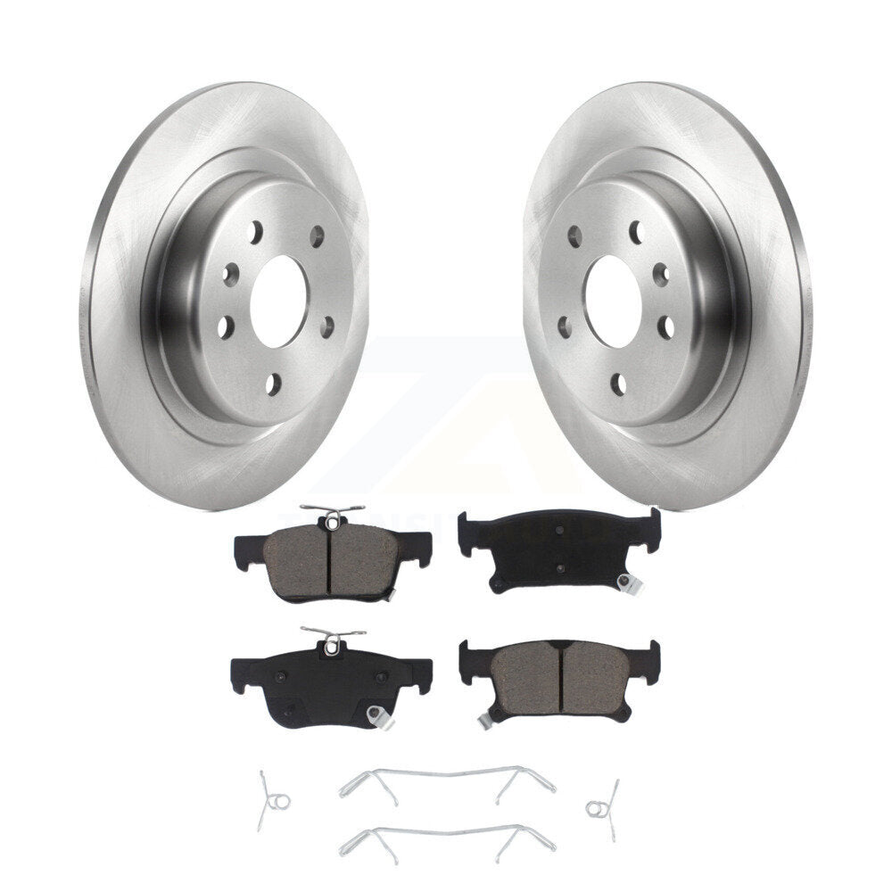Disc Brake Rotors And Ceramic Pads Rear Kit For Buick Envision
