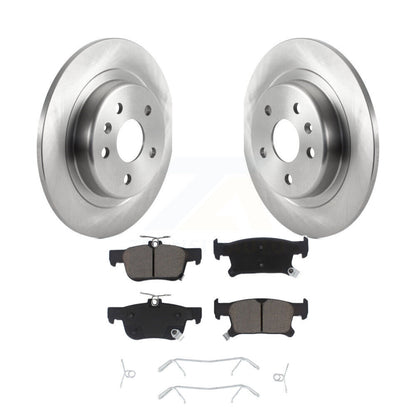 Disc Brake Rotors And Ceramic Pads Rear Kit For Buick Envision